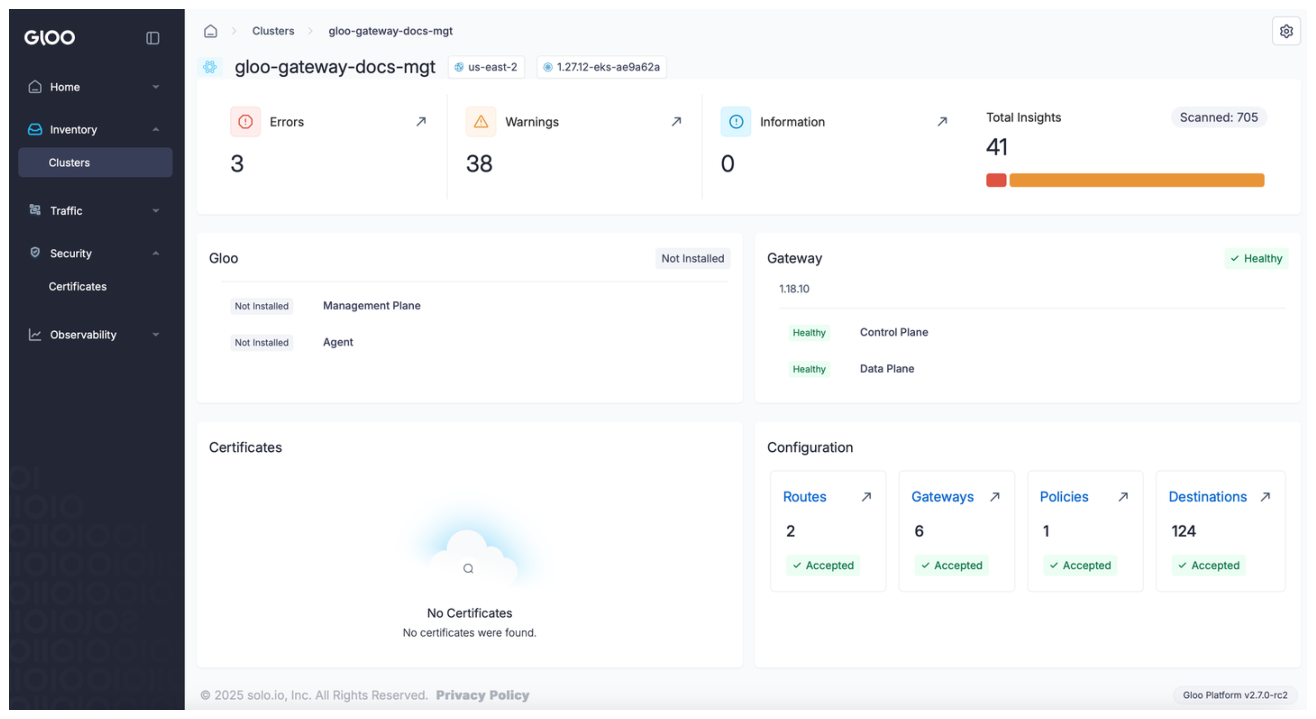 Gloo UI Clusters
